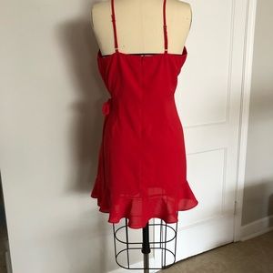 Red summer dress